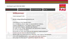 Desktop Screenshot of haerterei-rau.de