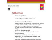 Tablet Screenshot of haerterei-rau.de